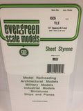 Evergreen Plastic 4505 Square Tile 1/4 x 1/4