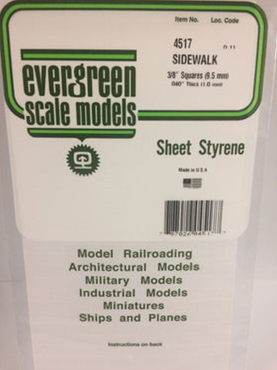 Evergreen Plastic 4517 4/8  x 3/8