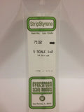 Evergreen Plastic 7102 S-Strips 1 x 2 (10)
