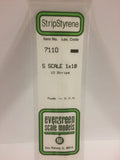 Evergreen Plastic 7110 S-Strip 1 x 10 (10)