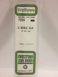 Evergreen Plastic 7204 S-Strips 2 x 4 (10)