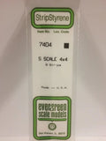 Evergreen Plastic 7404 S-Strips 4 x 4 (9)