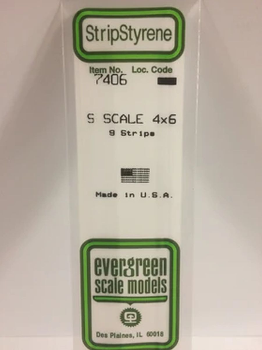 Evergreen Plastic 7406 S-Strips 4 x 6 (9)