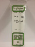 Evergreen Plastic 7408 S-Strips 4 x 8 (9)
