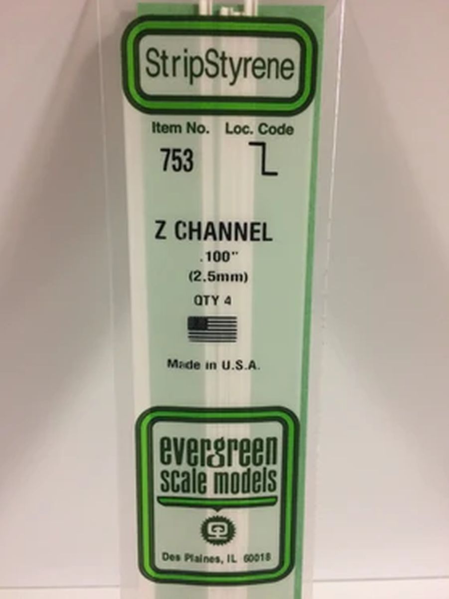 Evergreen Plastic 753 .100  Z CHANNEL (4)