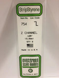 Evergreen Plastic 754 .125  Z CHANNEL (3)