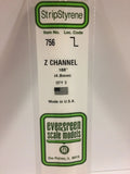 Evergreen Plastic 756 .188  Z CHANNEL (3)