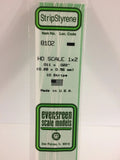 Evergreen Plastic 8102 HO-Strip 1 x 2 (10)