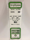 Evergreen Plastic 8406 HO-Strip 4 x 6 (10)