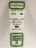 Evergreen Plastic 8410 HO-Strip 4 x10 (10)