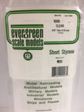 Evergreen Plastic 9006 .010  thick Clear Sheet (2)