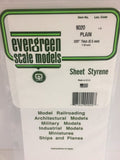 Evergreen Plastic 9020 .020  thick White Sheet