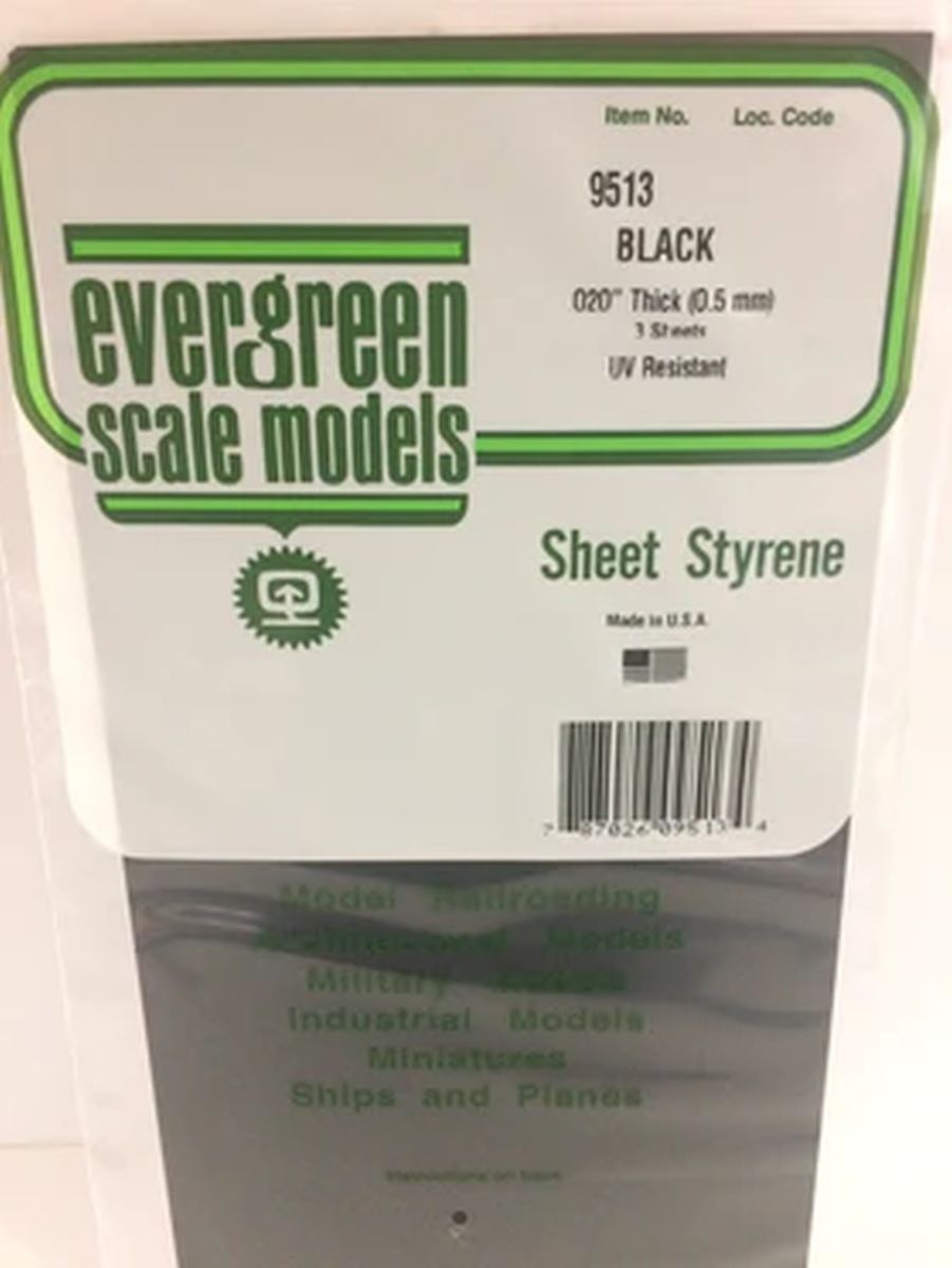 Evergreen Plastic 9113 .020  thick (6)