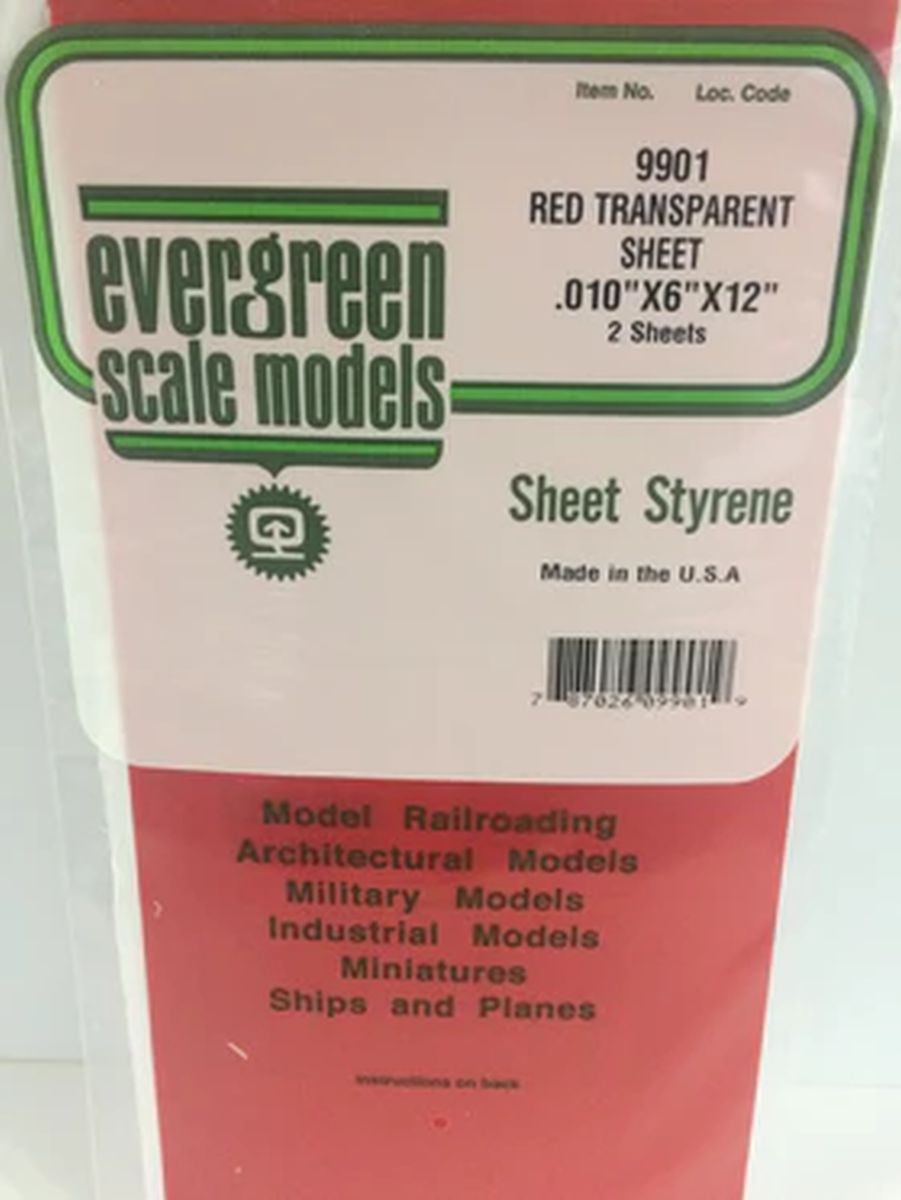 Evergreen Plastic 9901 .010 thick red (2)