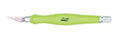 Excel Tool Company 16027 K26 Fit Grip Knife contoured rubberized grip green