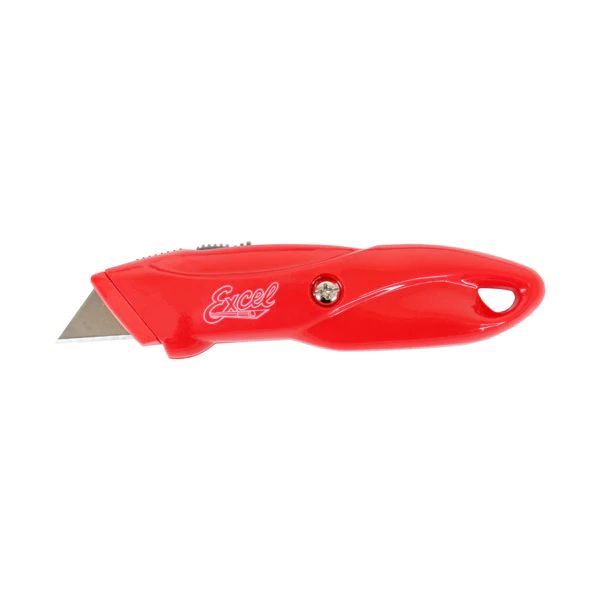 Excel EXL16870 Retractable Light Duty Plastic Utility Knife Assorted Colors Tools