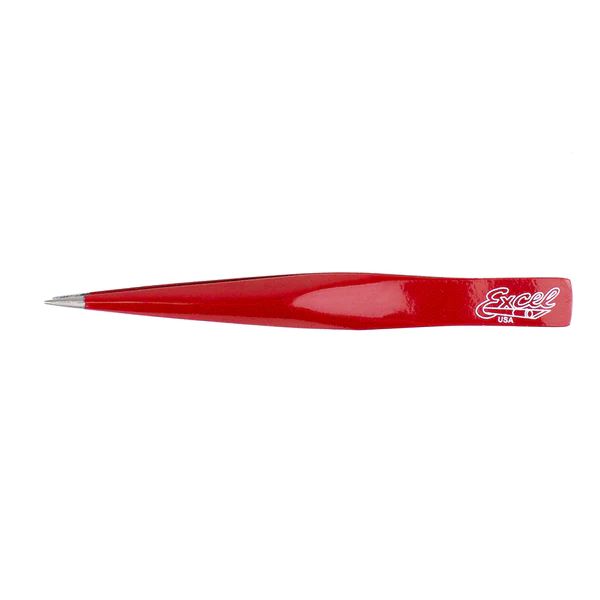 Excel Tool Company 30428 Hollow Point Tweezers (Red)