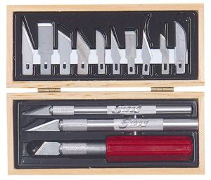 Excel Tool Company 44082 Hobby Knife Set/Plastic Tray