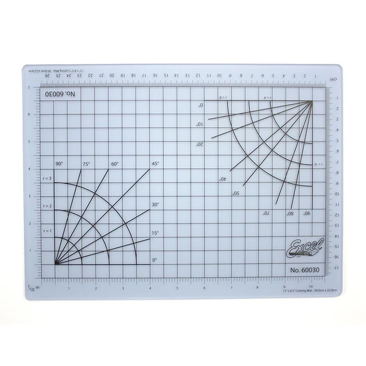 Excel Tool Company 60030 8.5  x 12  (Clear) Self-Healing