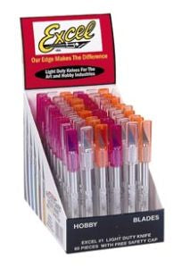 Excel Tool Company 77K01 K1 Light Duty Knife Display 60 pcs.