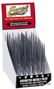 Excel Tool Company 77K20 Needle File Display 60 pcs.