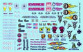 Gofer Racing Model Decal Company11010 Stuff Sheet #2 Decal