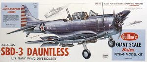 Guillows Model Company 1003 SDB Dauntless