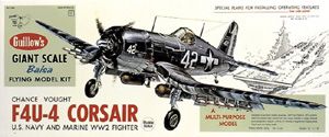 Guillows Model Company 1004 F4F Corsair