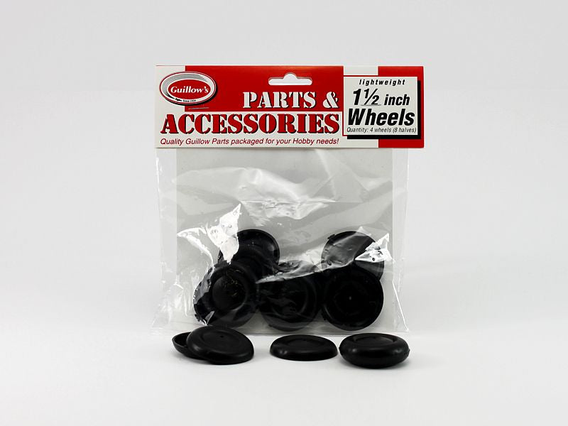 Guillows Model Company 114 1½ Plastic Wheels (8 half wheels)