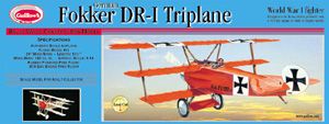Guillows Model Company 204 Fokker DR-1 Triplane