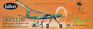 Guillows Model Company 603 Javelin