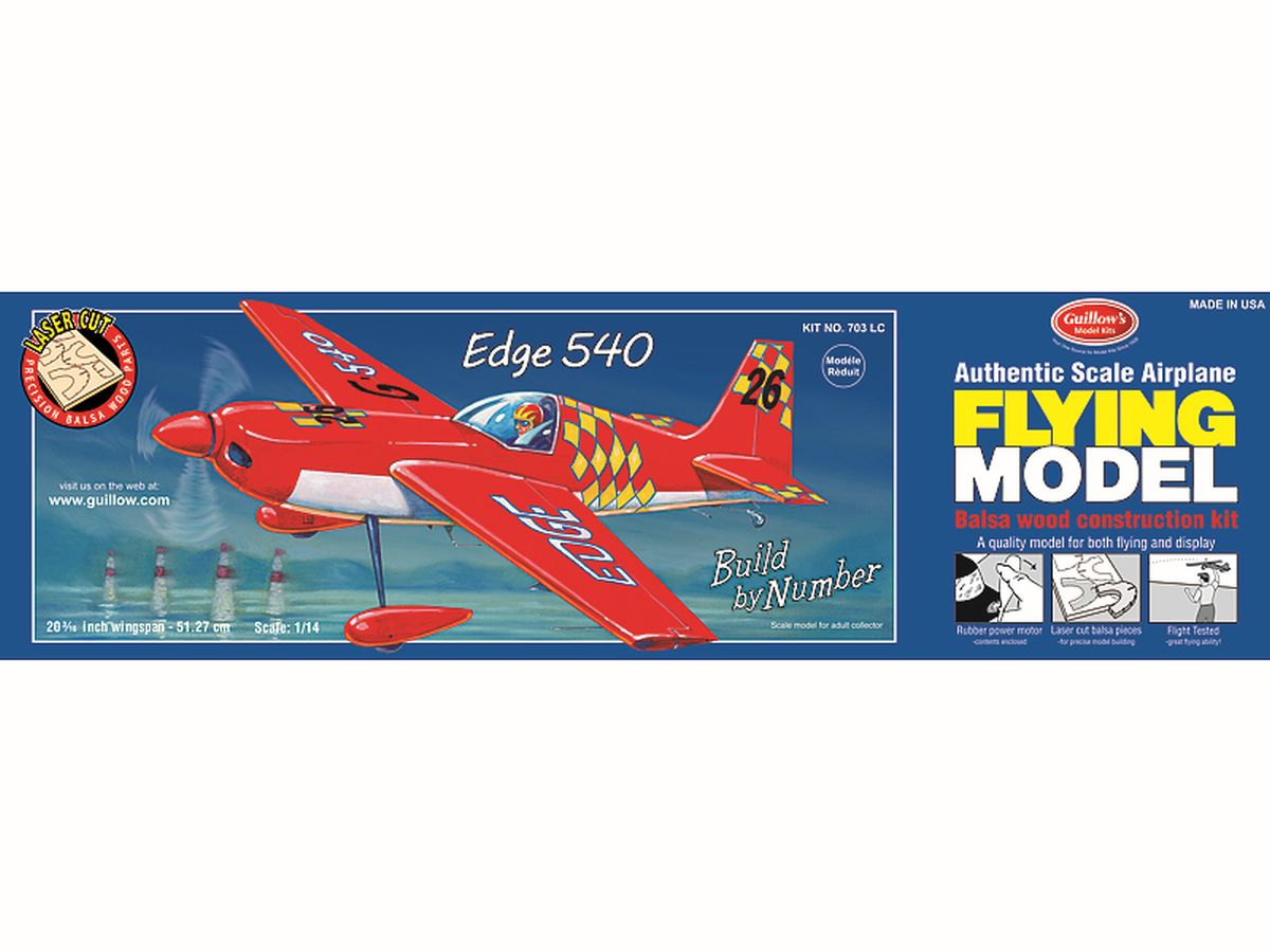 Guillows Model Company 703 Edge 540