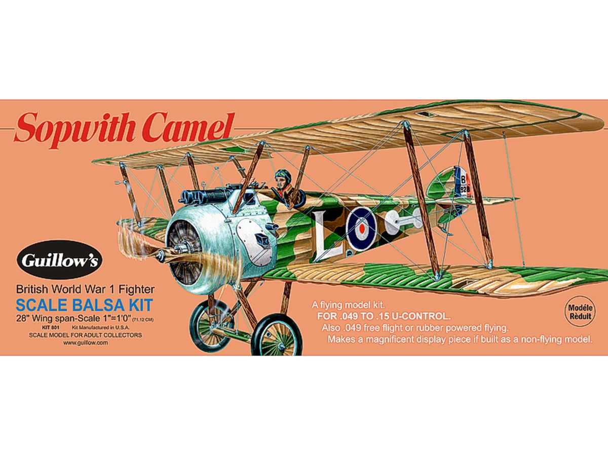 Guillows Model Company 801 Sopwith Camel