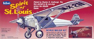 Guillows Model Company 807 Spirit of St. Louis