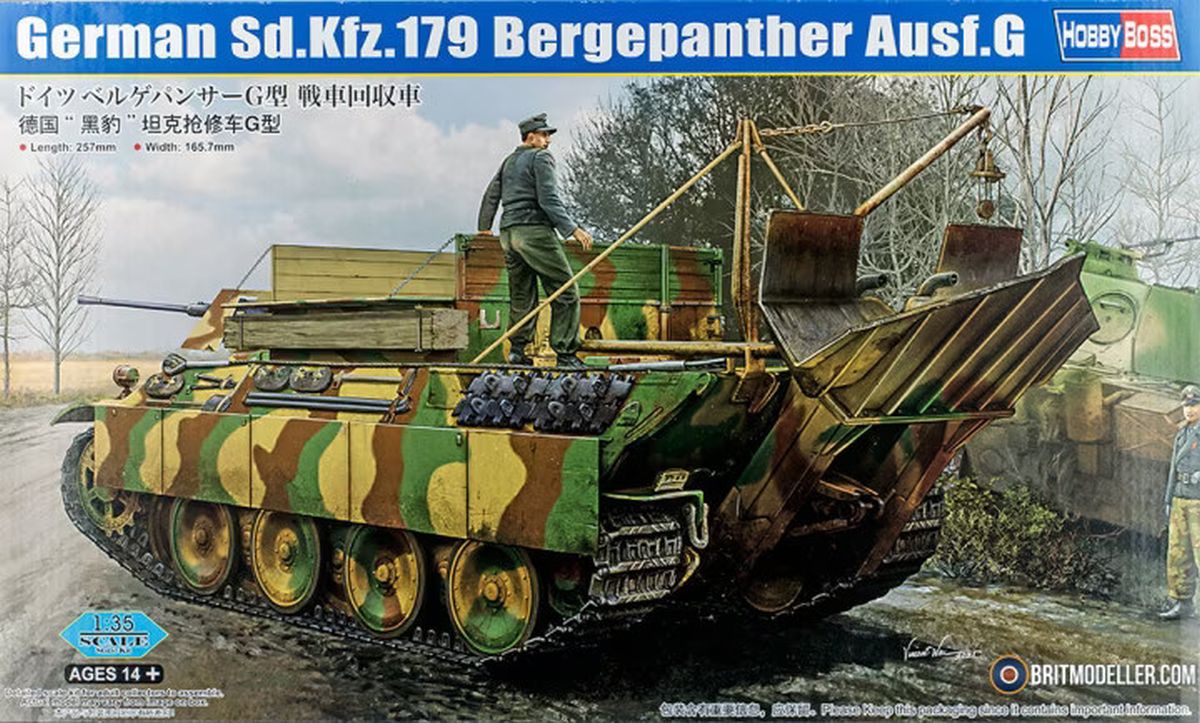 Hobby Boss Model Company 84553 German Sd.Kfz.179 Bergepanther Ausf.G