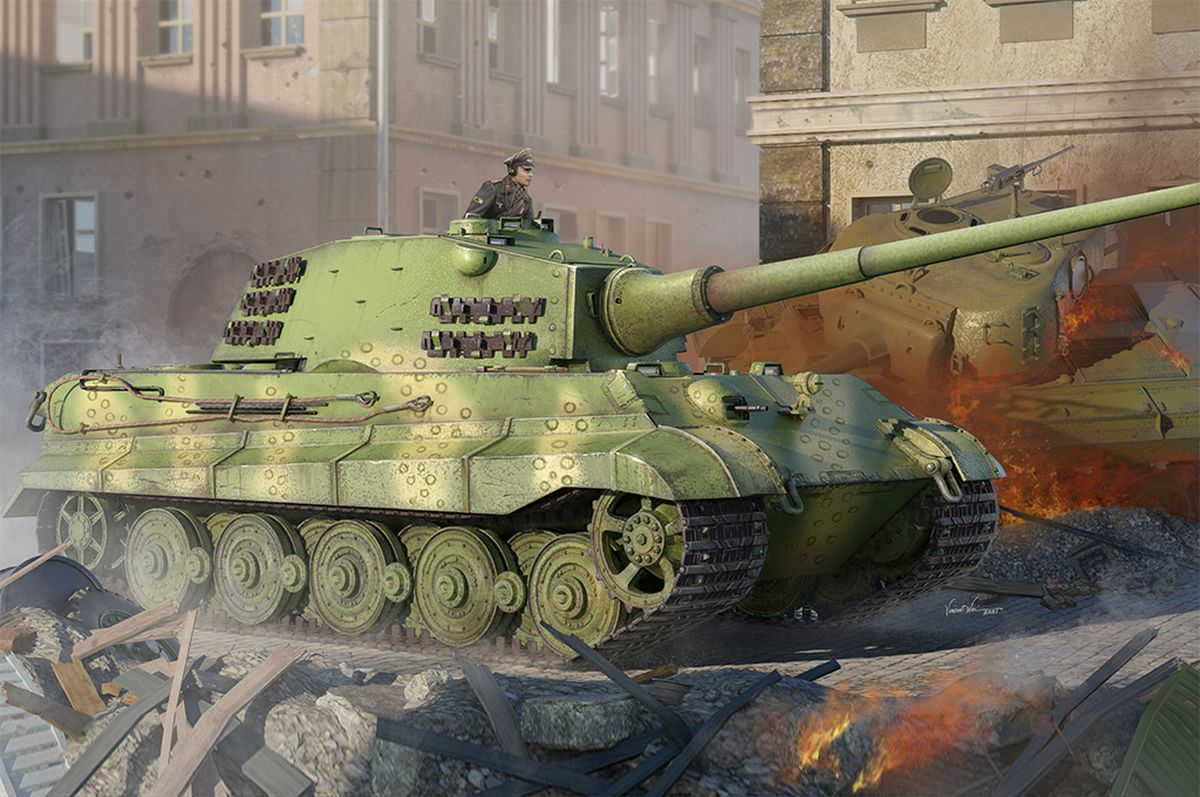 Hobby Boss Model Company 84559  German Pzkpfw VI Kink Tiger (Henschel 105mm) 1/35