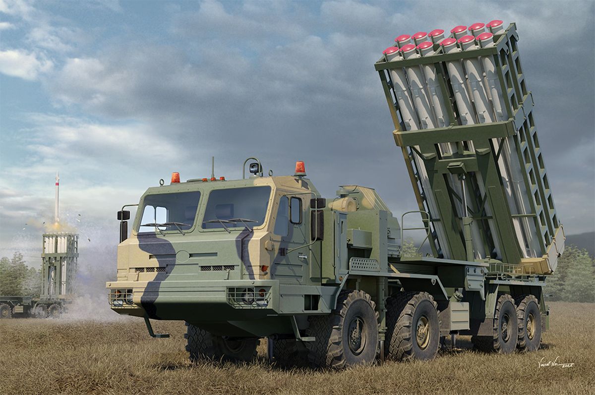 Hobby Boss Model Company 85529 Russian 9M96 of 50P6E TEL S350E Vityaz Missle Launcher