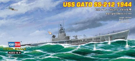 Hobby Boss HBO87013 GATO SS-212 1944 Plastic Models