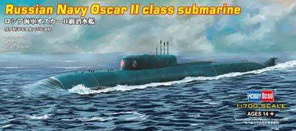 Hobby Boss HBO87021 RUSSIAN NAVY OSCAR II CLASS SUBMARINE Plastic Models