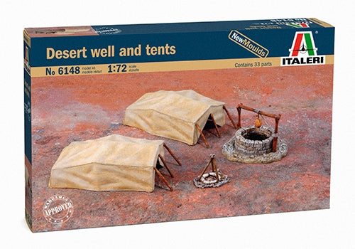 Italeri Model 6148 Desert Well and Tents
