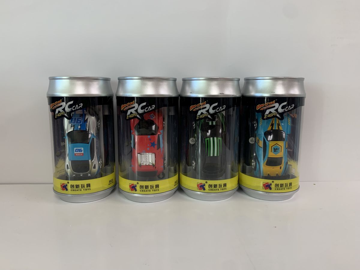 Imex 1402 RC Car in a Can Counter Disp 24pcs 8 assorted