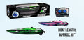 Imex 1453 R/C 10in Speedboat With Lights