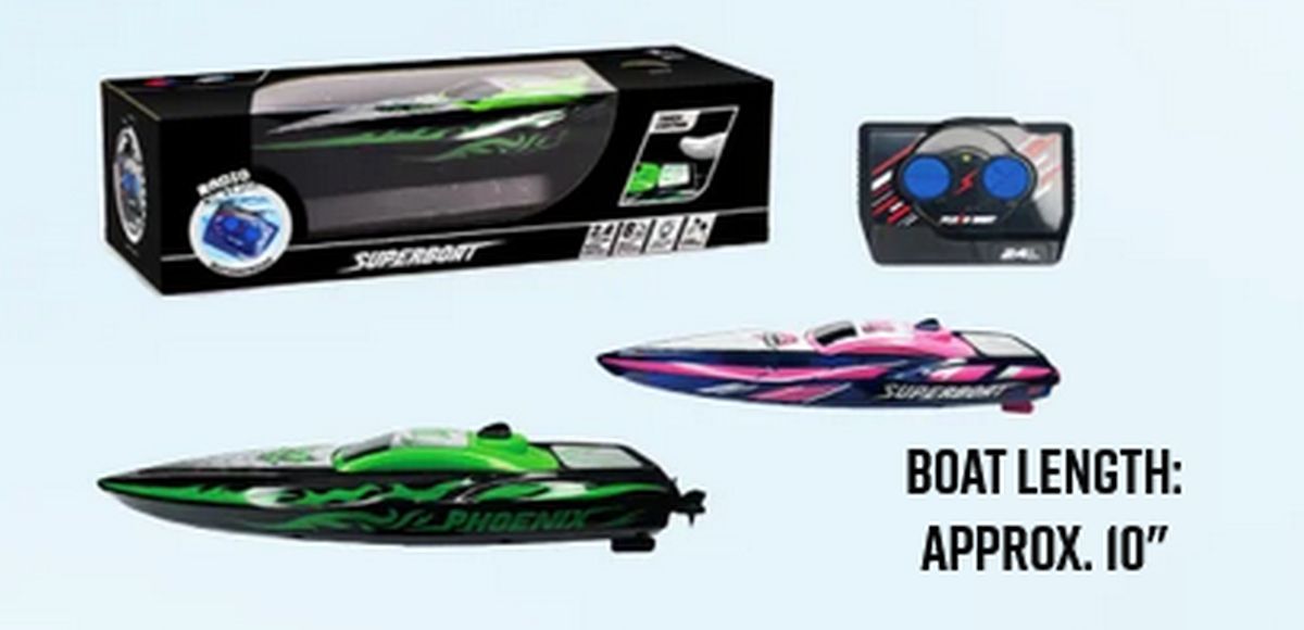 Imex 1453 R/C 10in Speedboat With Lights