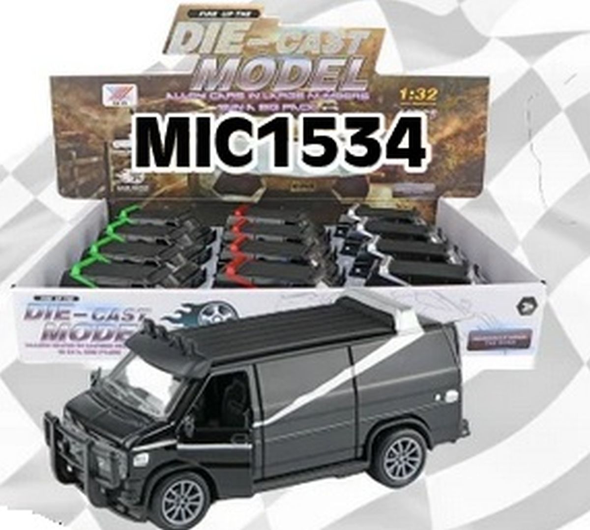 Imex 1534 Diecast Pullback A-Team Van