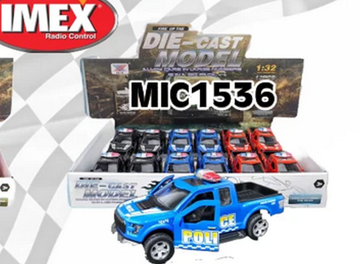 Imex 1536 Diecast Pullback Police & Fire