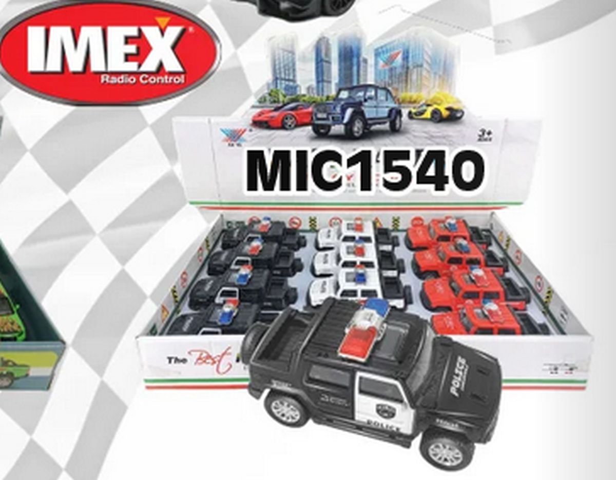 Imex 1540 Diecast Pullback Police/Fire