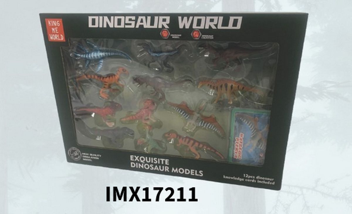 Imex 17211 Box W 12 Small Assorted Dinos