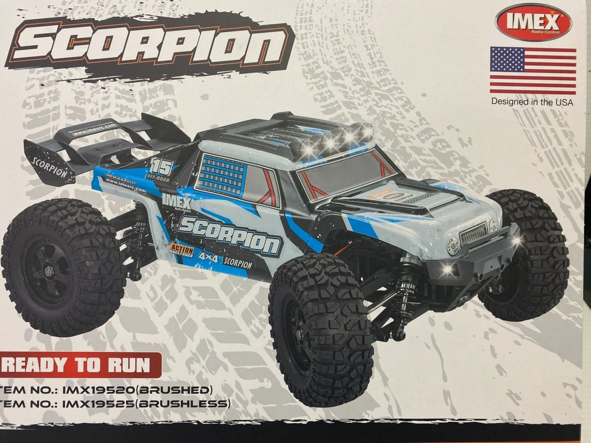 Imex 19525 Rc Brushless Scorpion Baja Buggy