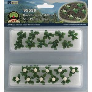 JTT Scenery Products 95530  O Broccoli & Cauliflowers 5/8 /20pk