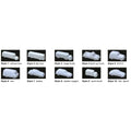 JTT Scenery Products 97010 Autos 1/8 =1-0 1:100 Mxd 7stylwh 7/pk